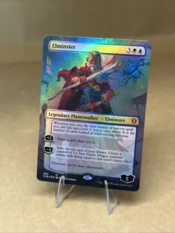MTG Elminster 362 Commander Legends Baldur's Gate Borderless Foil Mythic Rare NM - Image 2