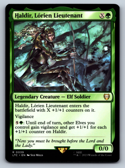 Haldir, Lorien Lieutenant - Lord of the Rings Commander - MTG - Image 1