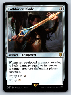 Lothlorien Blade - Lord of the Rings Commander - MTG - Image 1