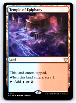 Temple of Epiphany Land - Secrets of Strixhaven Commander - MTG - Image 1