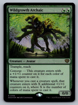 Wildgrowth Archaic FOIL - Secrets of Strixhaven - MTG - Image 1