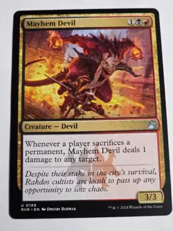 MTG -Mayhem Devil - Ravnica Remastered - Image 1