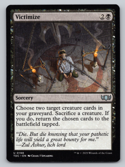 Victimize - Commander: Tarkir Dragonstorm MTG - Image 1