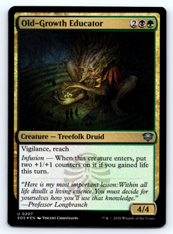Old-Growth Educator - FOIL - Secrets of Strixhaven - MTG - Image 1