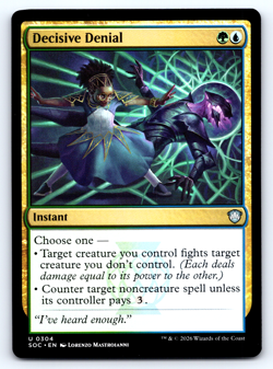 Decisive Denial - Secrets of Strixhaven Commander - MTG - Image 1