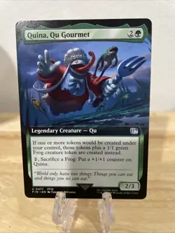 MTG Quina, Qu Gourmet Extended Art Regular #0471 Final Fantasy Uncommon NM/M - Image 1