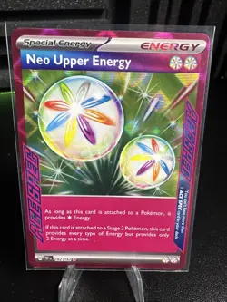 Pokemon TCG Neo Upper Energy 162/162 Temporal Forces ACE SPEC Rare Holo NM - Image 1