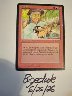 MTG Arabian Nights Aladdin - See Pics for Condition - bigedude - Image 1