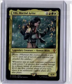 Tifa, Martial Artist (Surge Foil) Commander: Final Fantasy Foil Mythic Magic MTG - Image 1