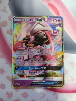 Tapu Lele GX 60a/145 Guardians Rising Alt Art Ultra Rare Holo Pokemon Card - Image 1