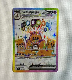 Pokemon Palossand ex 221/191 Sv08 Surging Sparks Holo Ultra Rare ENG - Image 1