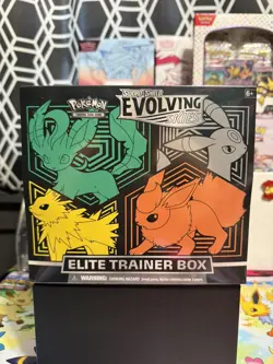 Pokemon TCG Sword & Shield Evolving Skies Elite Trainer Box English 2021 Clean - Image 1