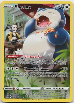 Snorlax TG10/TG30 Holo Lost Origin Trainer Gallery Pokemon LP - Image 1