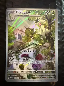 Pokemon TCG Floragato Scarlet & Violet Paldea Evolved Holo Card 197/193 Full Art - Image 1