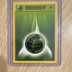 1999 Pokemon Grass Energy 1st Edition 99/102 Vintage TCG - Image 1