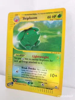 Pokemon Skiploom 60/147 Aquapolis Reverse Holo Rare 2002 Stage 1 60HP TCG Card - Image 3