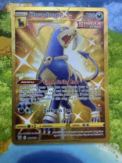 Pokemon Houndoom Battle Styles Secret Rare 179/163 Lightly Played - Image 1