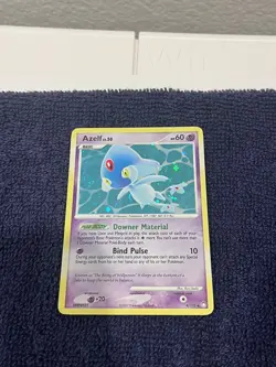 Pokemon TCG Azelf 4/123 Mysterious Treasures Holo Rare English 2007 - Image 1