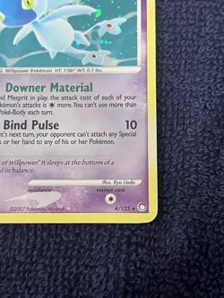 Pokemon TCG Azelf 4/123 Mysterious Treasures Holo Rare English 2007 - Image 2
