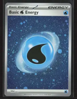 Pokemon TCG Water Basic Energy Cosmos Holo SVE 003 Scarlet & Violet 151 NM/M - Image 1