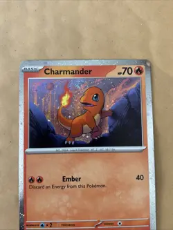 Charmander (Cosmos Holo) 047 Holo Promo Scarlet & Violet Promo Pokemon Near Mint - Image 3