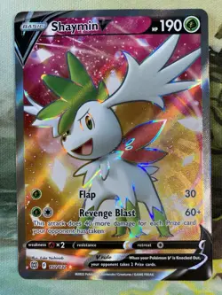 Shaymin V (Full Art) 152/172 Swsh09: Brilliant Stars Holo Pokemon TCG Card Nm - Image 1