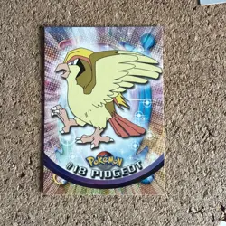 Pokemon Card Series 1 Pidgeot No. 18 Blue Label Topps Pokemon - Image 1