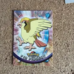 Pokemon Card Series 1 Pidgeot No. 18 Blue Label Topps Pokemon - Image 2