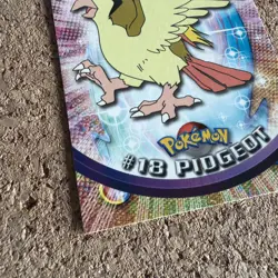 Pokemon Card Series 1 Pidgeot No. 18 Blue Label Topps Pokemon - Image 3