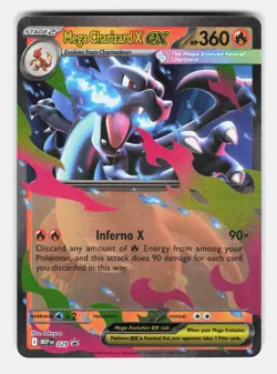 Mega Charizard X ex 029 Holo Promo ME: Mega Evolution Promo Near Mint - Image 1