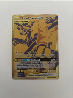 Pokemon TCG Pikachu & Zekrom GX SM248 Near Mint Black Star Promo - Image 1
