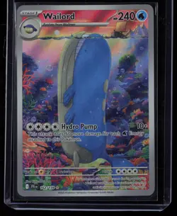 Wailord 162/159 Pokemon Journey Together Illustration Rare Near Mint - Image 1