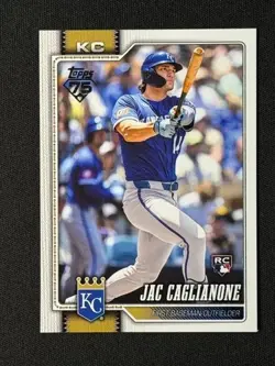 2026 Topps Series 1 Jac Caglianone #138 RC Companion Card Image Variation SP - Image 1