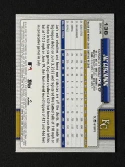 2026 Topps Series 1 Jac Caglianone #138 RC Companion Card Image Variation SP - Image 2