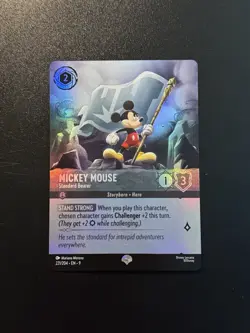 Mickey Mouse Standard Bearer EPIC 221/204 Fabled NM Lorcana Disney English - Image 1