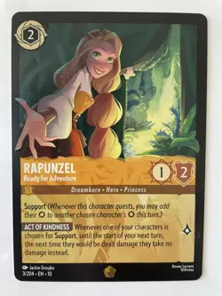 Disney Lorcana TCG: Rapunzel - Ready for Adventure 3/204 EN 10 - Image 1