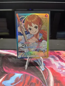 Nami OP11-041 Alt Art Leader A Fist Of Divine Speed One Piece Tcg NM - Image 1