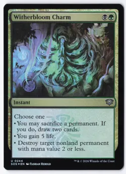 Witherbloom Charm 244 Foil Secrets of Strixhaven - Image 1