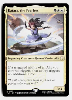 Katara, the Fearless 230 Rare Avatar: The Last Airbender Magic: The Gathering - Image 1