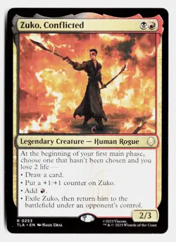 Zuko, Conflicted 253 Rare Avatar: The Last Airbender Magic: The Gathering - Image 1