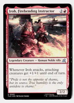 Iroh, Firebending Instructor (0240) 240 Avatar Magic: The Gathering Foil - Image 1