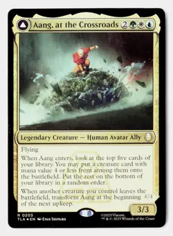 Aang, at the Crossroads 203 Avatar: The Last Airbender Magic: The Gathering Foil - Image 1