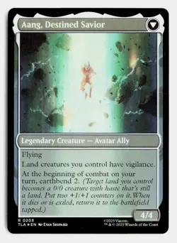 Aang, at the Crossroads 203 Avatar: The Last Airbender Magic: The Gathering Foil - Image 2