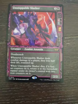 Unstoppable Slasher (Showcase) [Duskmourn: House of Horror] Near Mint - Image 1