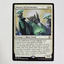 Master Of Ceremonies Commander: Streets of New Capenna MTG NCC - Image 1