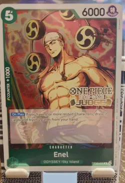 Enel (Judge Pack Vol. 6) OP10-025 One Piece Promotion Cards Foil - Image 1