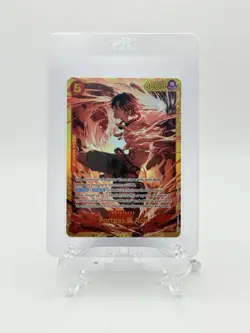 One Piece Portgas D. Ace OP16-118 SEC Secret Rare NM - Image 1