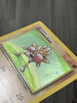Pokemon TCG - Hitmonchan 7/102 - Base Set Unlimited (1999) - Holo Rare - - Image 4