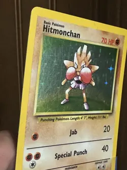 Pokemon TCG - Hitmonchan 7/102 - Base Set Unlimited (1999) - Holo Rare - - Image 5