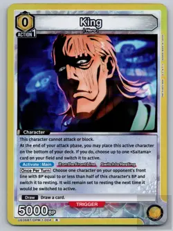 King (004) UE06BT/OPM-1-004 R UE06BT: One Punch Man Union Arena Foil Near Mint - Image 1